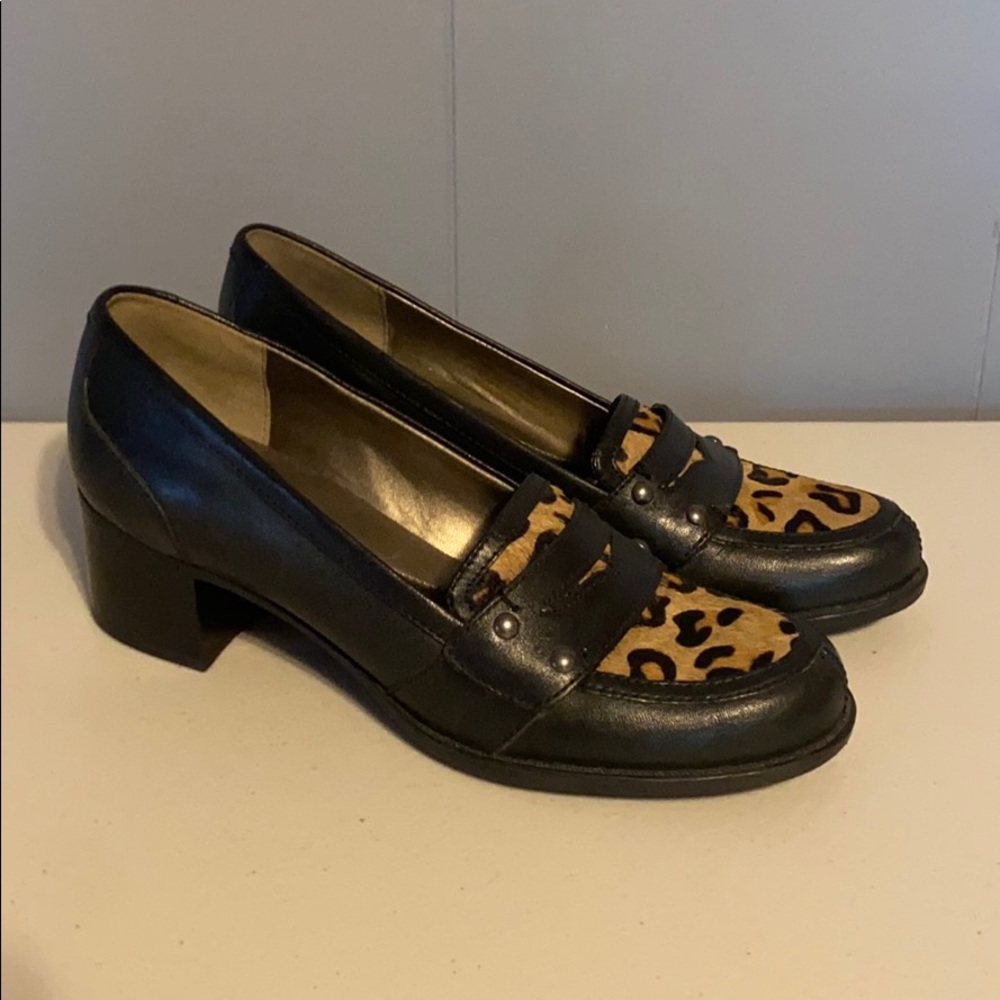 Naturalizer N5 comfort black & leopard print 7